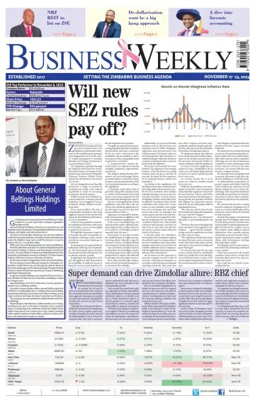 Business Weekly (Zimbabwe) - 17 Nov 2023