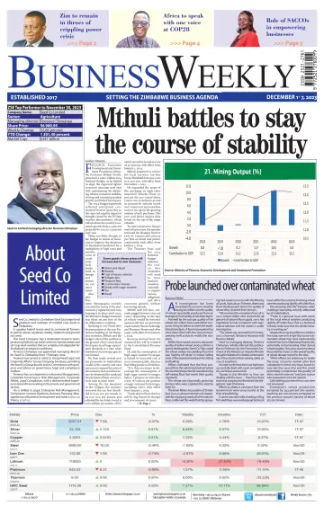 Business Weekly (Zimbabwe) - 01 十二月 2023