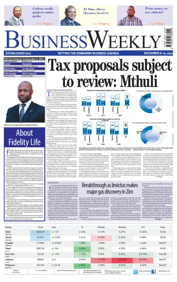 Business Weekly (Zimbabwe) - 08 12月 2023
