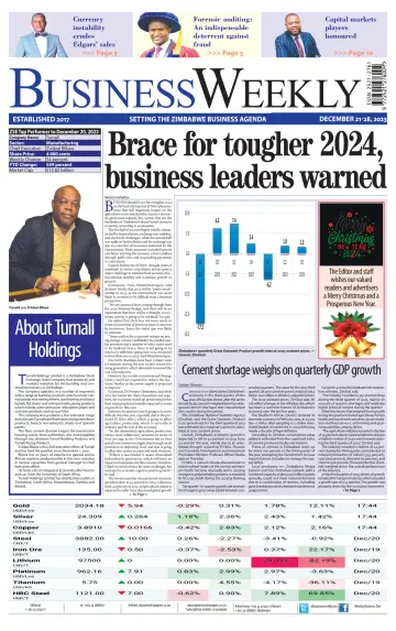 Business Weekly (Zimbabwe) - 22 déc. 2023