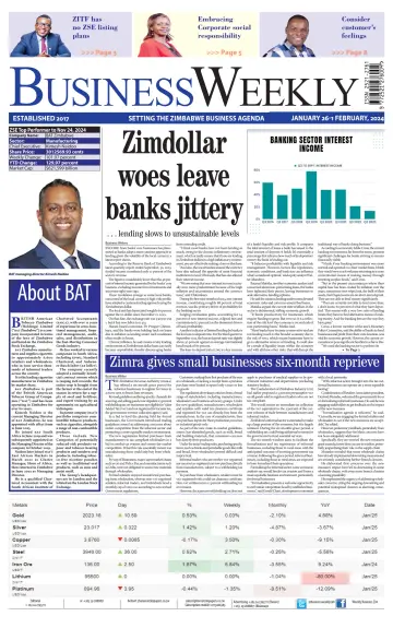 Business Weekly (Zimbabwe) - 26 janv. 2024