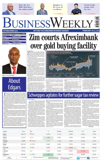 Business Weekly (Zimbabwe) - 16 feb. 2024