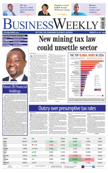 Business Weekly (Zimbabwe) - 22 三月 2024