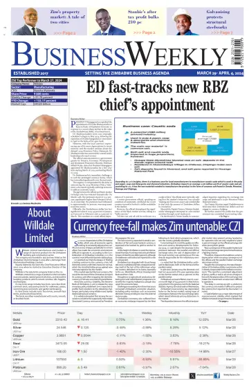 Business Weekly (Zimbabwe) - 29 三月 2024