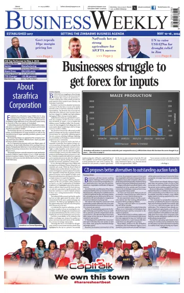 Business Weekly (Zimbabwe) - 10 Mai 2024