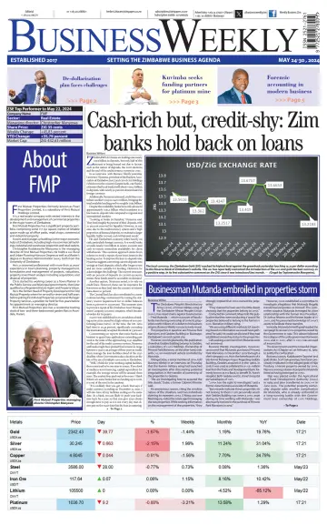 Business Weekly (Zimbabwe) - 24 May 2024