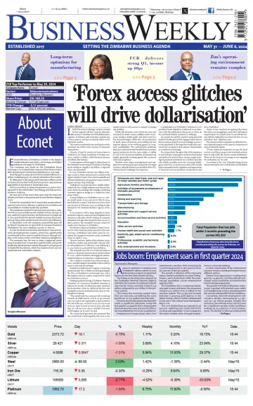 Business Weekly (Zimbabwe) - 31 May 2024
