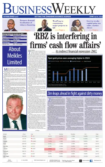 Business Weekly (Zimbabwe) - 14 Jun 2024