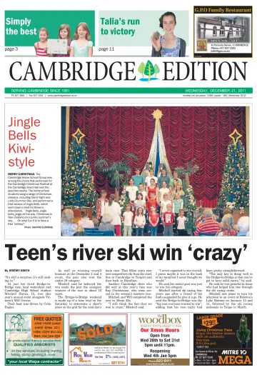 Cambridge Edition - 21 Dec 2011