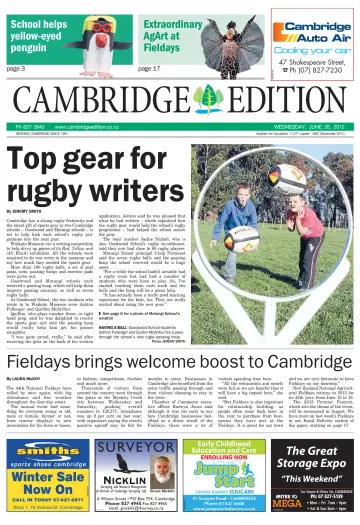 Cambridge Edition - 20 Jun 2012