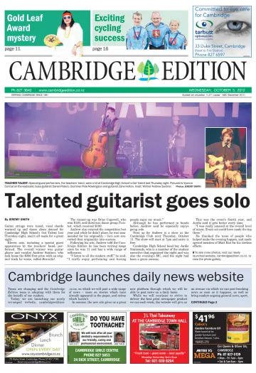 Cambridge Edition - 3 Oct 2012