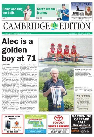 Cambridge Edition - 10 Oct 2012
