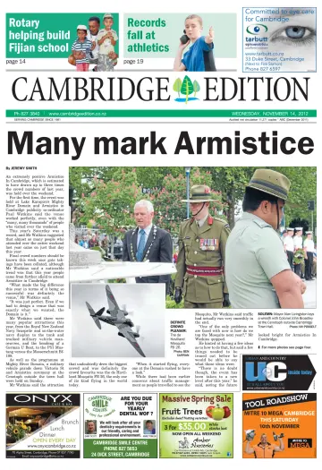 Cambridge Edition - 14 Nov 2012