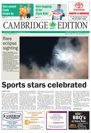 Cambridge Edition - 21 Nov 2012