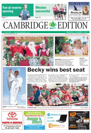 Cambridge Edition - 5 Dec 2012