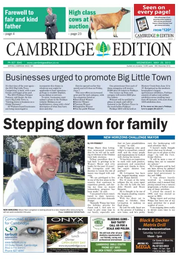 Cambridge Edition - 29 May 2013