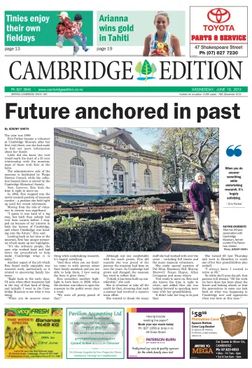 Cambridge Edition - 19 Jun 2013