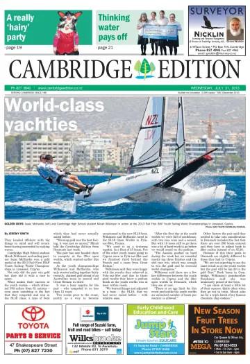 Cambridge Edition - 31 Jul 2013