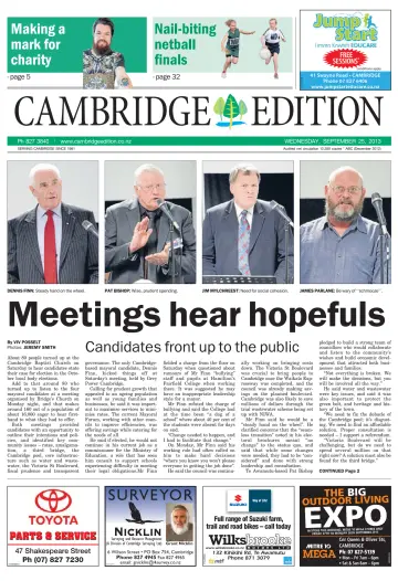 Cambridge Edition - 25 Sep 2013