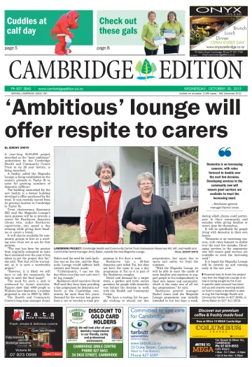 Cambridge Edition - 30 Oct 2013