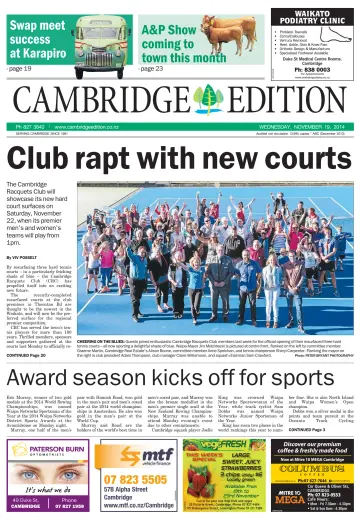 Cambridge Edition - 19 Nov 2014