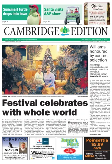 Cambridge Edition - 3 Dec 2014