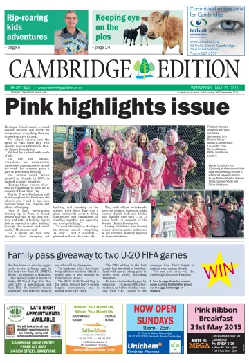 Cambridge Edition - 27 May 2015
