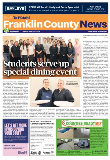 Franklin County News - 21 三月 2024