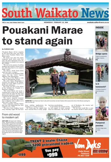 South Waikato News - 20 Feb 2008