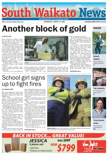 South Waikato News - 19 Mar 2008