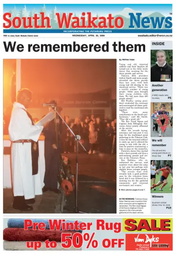 South Waikato News - 30 Apr 2008