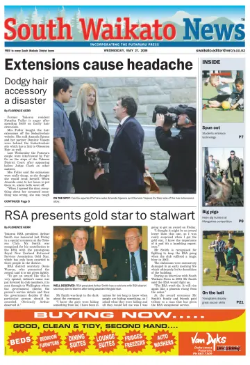 South Waikato News - 21 May 2008