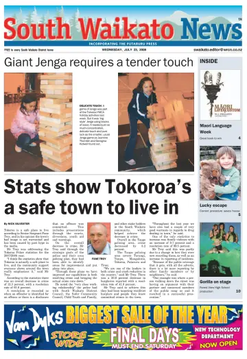 South Waikato News - 23 Jul 2008