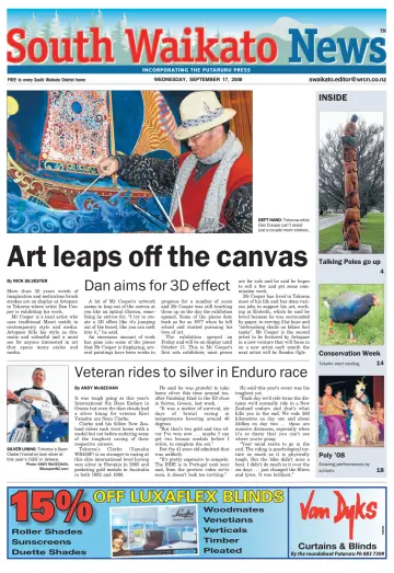 South Waikato News - 17 Sep 2008