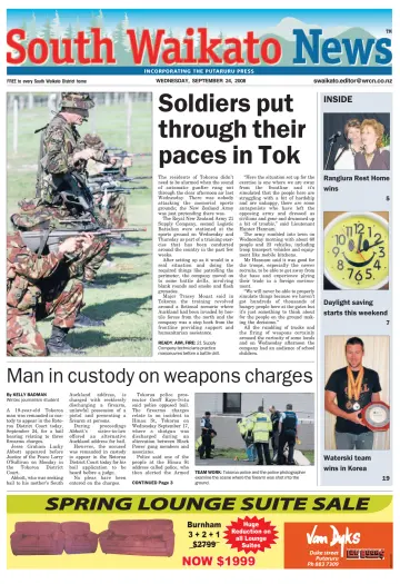 South Waikato News - 24 Sep 2008