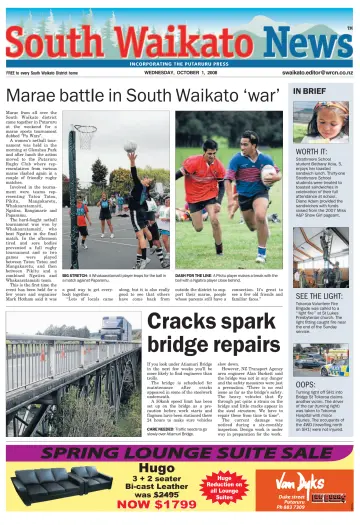 South Waikato News - 1 Oct 2008