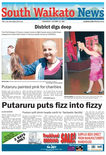 South Waikato News - 22 Oct 2008