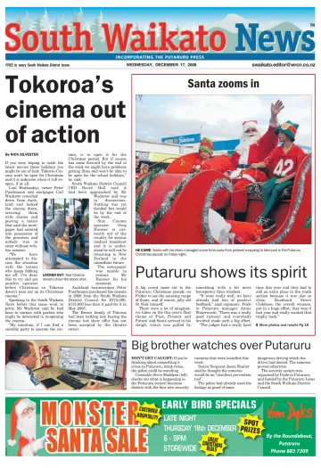 South Waikato News - 17 Dec 2008