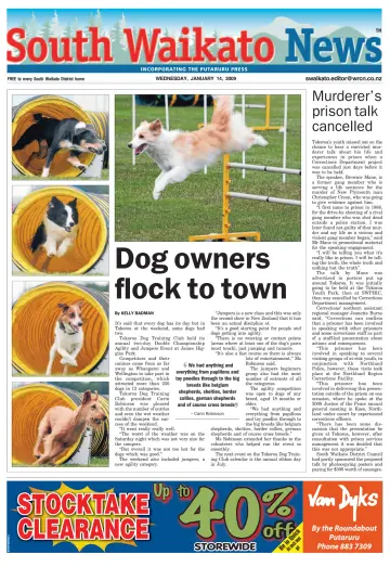 South Waikato News - 14 Jan 2009