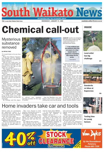 South Waikato News - 21 Jan 2009