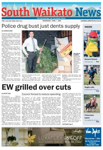 South Waikato News - 1 Apr 2009