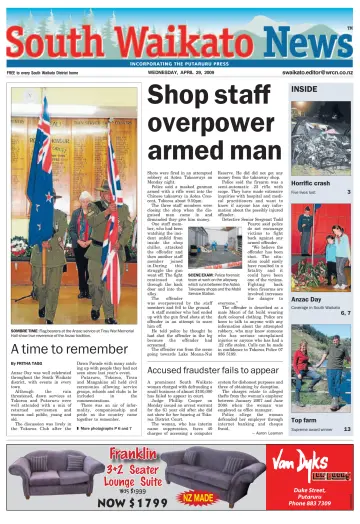 South Waikato News - 29 Apr 2009