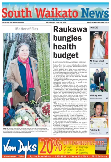 South Waikato News - 24 Jun 2009