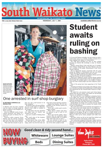 South Waikato News - 1 Jul 2009