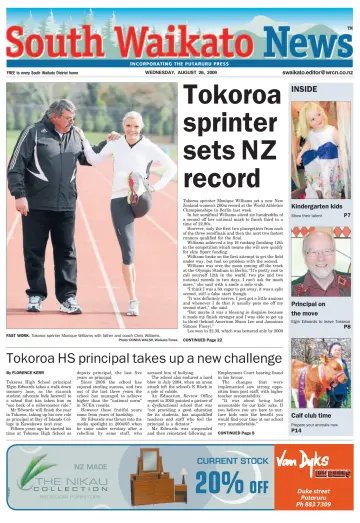 South Waikato News - 26 Aug 2009