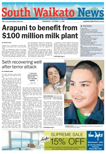 South Waikato News - 14 Oct 2009