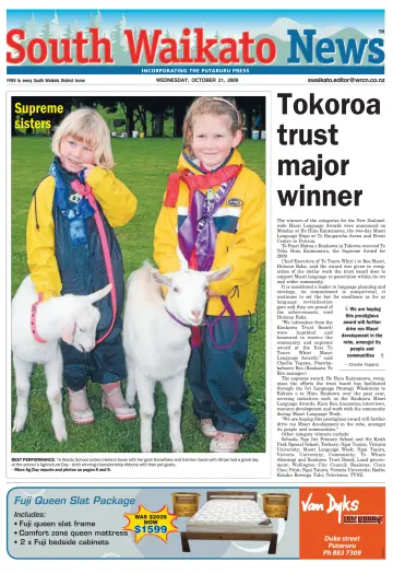 South Waikato News - 21 Oct 2009