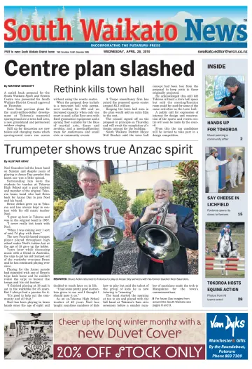South Waikato News - 28 Apr 2010