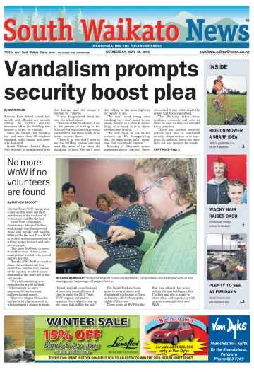 South Waikato News - 26 May 2010