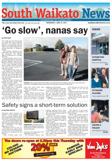 South Waikato News - 23 Jun 2010